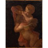 North Italian [Parma] School, Circa 1600- Study of Putti:- a fragment, oil on canvas 66 x 50cm,