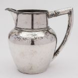 WITHDRAWN LOT 138 FS33 A George III silver ale jug, maker's mark worn, London, 1810: monogrammed,