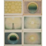 BAXTER, George [printer] - Six colour printed astronomical prints:, drawn by Isaac Frost,