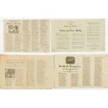 GHOSTLY BROADSIDE : Robert and Richard ; or, the Ghost of Poor Molly - single sheet broadside,