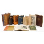 RUBAIYAT OF OMAR KHAYAAM : a collection of ten volumes, various bindings dates and sizes,