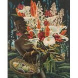 * Stuart Armfield [1916-2000]- Native boy with a harvest of flowers and fruit:- signed bottom right
