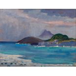 James Dickson Innes [1887-1914] - Grey Mediterranean:- signed and inscribed as titled twice on the