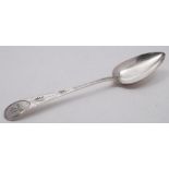 A George III provincial silver Old English pattern table spoon, maker William Welch II, Exeter,