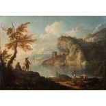 Follower of Richard Wilson [late18th/early 19th Century]- An Italianate coastal scene,