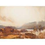 * William Russell Flint [1880-1969]- A wet sunset, Loch Tay,