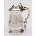 A George III lidded tankard, maker William & John Deane, London,