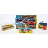 A Dinky Ford Mustang (161): together with a Saab (156), a Triumph (162) and an RAC Mini (273),