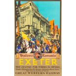 Anon, Great Western Railway poster: 'Historic Romantic Exeter,