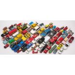 A collection of various matchbox, Corgi and Dinky vehicles:,