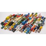 A collection of various matchbox, Corgi and Dinky vehicles:,