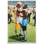 Pele (1940-) A set of eight limited edition signed giclee prints commemorating the 50th
