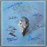 WITHDRAWN Eagles 'Their Greatest Hits 1971-1975' signed album cover:,