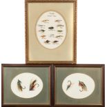 A collection of Taupo trout flies,