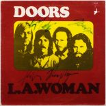 WITHDRAWN The Doors 'LA Woman' signed album cover:, Jim Morrison, Robbie Krieger,