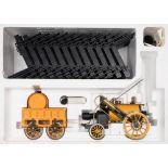 A Hornby 3 1/2 inch gauge live steam 'Stephenson's Rocket':,