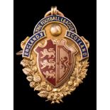 William 'Billy' Bannister (1879-1942) a group of three 9ct gold football medals,