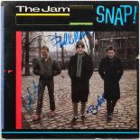 WITHDRAWN The Jam 'SNAP!' signed album cover:, with all three band members,