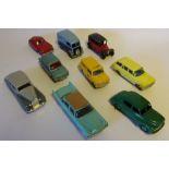 Dinky No 50 Rolls-Royce Silver Wraith: No 192 Desoto Fireflite, No 138 Hillman Imp,