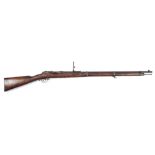 An 11mm Mauser model 71/84 tube magazine bolt action military rifle:, numbered 5280,