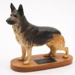 A Beswick Connoisseur model of a German Shepherd:,