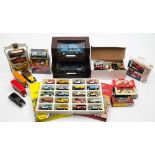 A collection of various diecast vehicles including Lledo and other makes:,