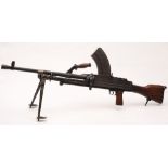 WITHDRAWN LOT A de-activated (old style) WWII period Australian Bren Mark II .