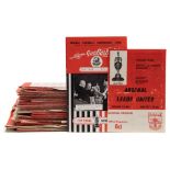 A collection of 1950s/60s Arsenal football programmes and 'Gunflash' supporters magazine:.