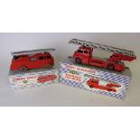 Dinky No 555 Fire Engine with Extending Ladder: and Dinky No 956 Turntable Fire Escape,