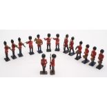 A collection of Guardsmen Band figure by Britains and other makers:,