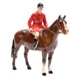 A Beswick model of Huntsman standing, model 1501, in brown gloss finish, 21cm high.