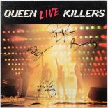 WITHDRAWN Queen 'Live Killers' signed album cover:, with all four band members,