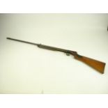 A .177 calibre BSA air rifle:, number 3311 with shaped walnut stock.