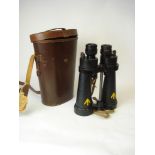 A pair of Admiralty issue binoculars by Barr & Stroud, London:, serial number 74187,