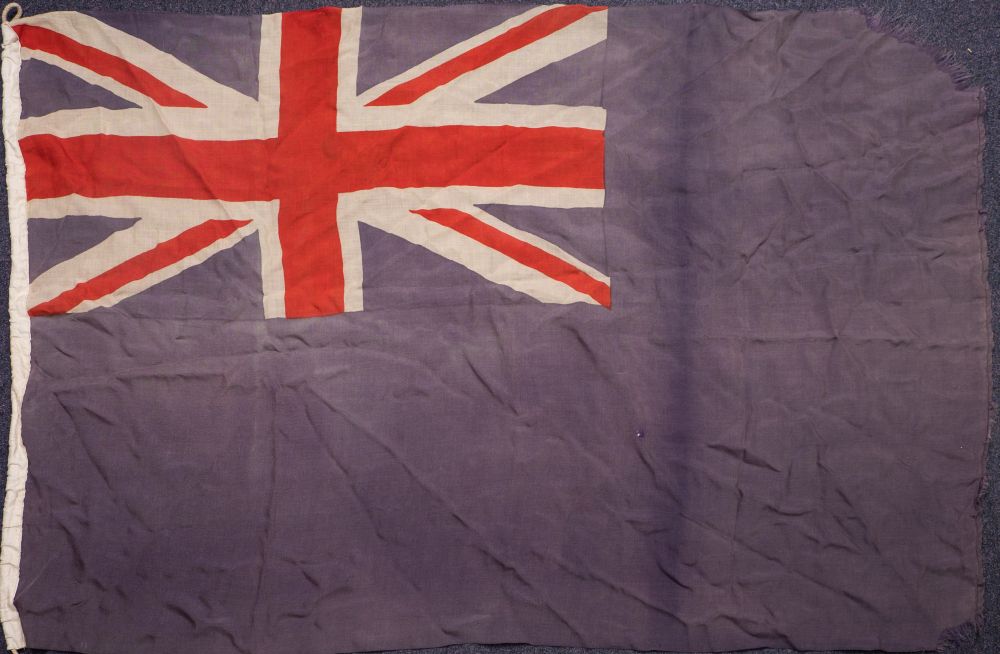 A blue ensign:, standard pattern,