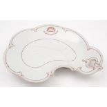 A 19th century Stone China cartouche shaped comport for the P&O line:, by F Morley & Co,