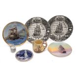 A group of seven Captain Cook and HMS Endeavour commemoratives:,