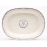 An oval meat plate for General Merchant Marine by Minton:,