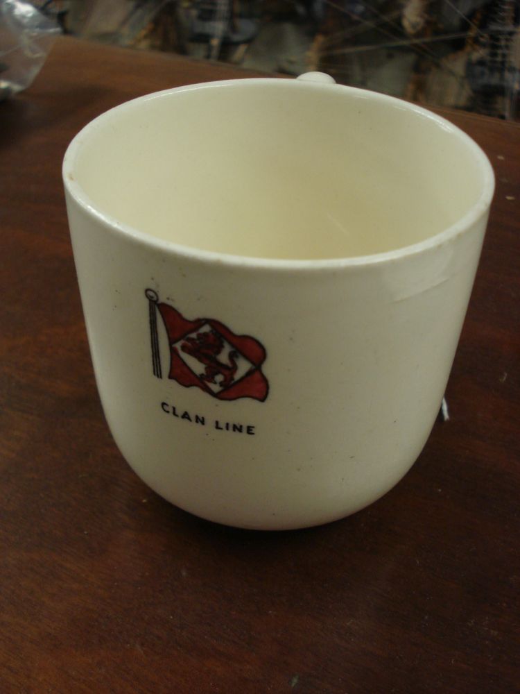 A Clan Line Ironstone mug by Ashworth Brothers, together with an Elder Dempster Lines side plate:, - Image 2 of 6