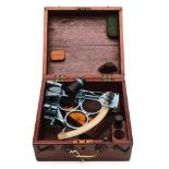 A 9 inch radius vernier sextant by T L Ainsley, Cardiff:,