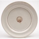 A Copeland & Sons pottery plate for the British Arctic Expedition 1875-76: made for the steam ship