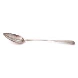 A George III silver Old English pattern serving spoon, maker Thomas Wallis II, London,