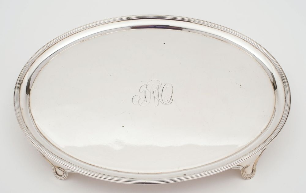 A George III silver waiter, maker Henry Chawner, London, 1794: initialled,