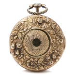 A George III silver gilt vinaigrette, maker Samuel Pemberton, Birmingham, 1819: of circular form,