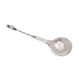 A 17th century Continental silver spoon,