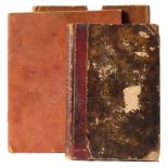 MANUSCRIPT COOKERY BOOK : half calf, 144 pages, 8vo, mid-nineteenth cent.