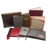 PHOTOGRAPH ALBUMS : an interesting collection of eight mainly early 20th cent.