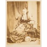 RUSKIN, John : (1819-1900) - original portrait photograph, 150 x 105 mm, (photographer unknown).