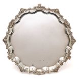 A George V silver salver, maker Adie Brothers Ltd, Birmingham,