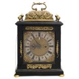 John Wise, Londini fecit, an ebony basket-top bracket clock: the eight-day duration,